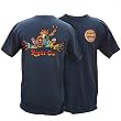 Peace Frogs Adult Button Frog Short Sleeve T-Shirt