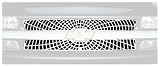 Putco 303108 Liquid Spider Web Thick 3-D Mirror  Solid Aluminum Grille