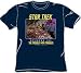 Star Trek EPISODE 42 The Trouble withTribbles Navy Blue Adult T-shirt