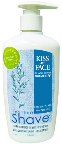 Best Price Kiss My Face Fragrance Free Moisture Shave, 11-Ounce Pumps (Pack of 4)