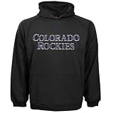 Nike Colorado Rockies Youth Black Tackle Twill Hoody Sweatshirt