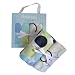 Baby : Babylicious Groovy Blue Receiving Blankets (2 pack)