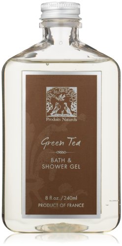 Pre de Provence Bath and Shower Gel, Green Tea, 8 ounces Bottle