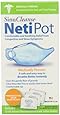 SinuCleanse Nasal Wash System, Plastic Neti Pot With Salt Packets