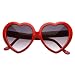 Large Oversized Womens Heart Shaped Sunglasses Cute Love Fashion Eyewear
