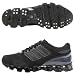 Adidas Mens Microbounce+ Questar 2007 Black/Black/Metallic Silver Running
