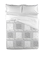 FLAMENCO Juego De Funda Nórdica (Gris)