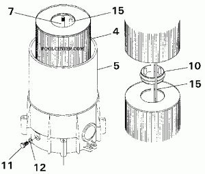 "AMERICAN FILTER CARTRIDGE, 50 SQFT - 6OZ - R173409"