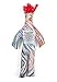 Dammit Doll - Classic Dammit Doll - Mon Meilleur Ami - Blue & Red Water Stripes , Red Hair - Stress Relief, Gag Gift