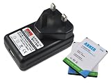 Anker 2 x 1900mAh Li-ion Batteries for Galaxy S II GT-I9100, i9100 + Free Anker USB / Universal Travel Charger