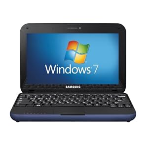 Samsung N310 10.1-inch Netbook (Atom N280 1.66 GHz Processor, 1 GB RAM, 250 GB HDD, BT, Webcam, over 5 Hours Battery Life, Windows 7 Starter, Blue)