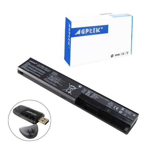 AGPtek® 10.8V 6cell 4400mah ASUS Laptop Battery Replacement For ASUS S401A1 Series S401U S501 S501A S501A1 S501U X301 X301A X301A1 X301U X401 X401A X401A1 X401U X501 X501A X501A1 Series, Compatible with the Part Numbers: A41-X401, A42-X401, A31-X401, A32-X401 On Sale