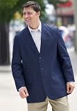 Kings' Court Traditional Fit Stretch Cotton Denim Blazer