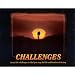 Professionally Framed Challenges (Bicyclist) Art Poster Print - 16x20 with RichAndFramous Black Wood Frame