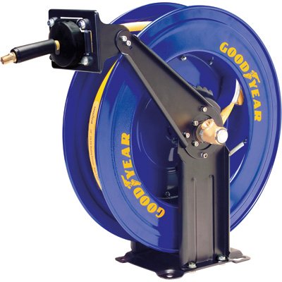 Goodyear Retractable Air Hose Reel with Hose - 3/8in. x 50ft., Model# 46731
