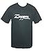 The Ziggens Black T-Shirt with White Text - Zildjian Style Logo with "You Can't Be Serious" on Front, and "Skunk Records - A Very Ziggen Co. - L.B,. CA U.S.A. - Genuine Turkeys" on Back, Sz. Medium