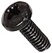Small Parts Steel Pan Head Machine Screw, Black Oxide Finish, Meets ASME B18.6.3, #1 Phillips Drive, #2-56 Thread Size, 1/4