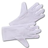 Short White Nylon Gloves for Ladies and Girls
