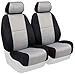 Coverking Custom-Fit Front Bucket Seat Cover - Neosupreme Fabric, Gray