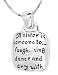 Sterling Silver "A Sister Is Someone To Laugh, Sing, Dance, Cry With" Pendant, 18"