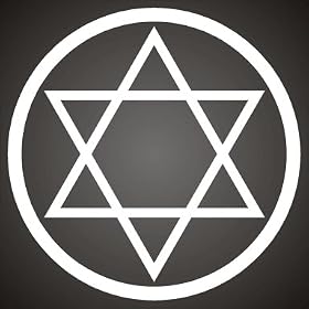 Jewish Decals : Star of David Vinyl Graphic Sticker
