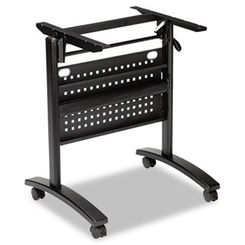 New-Alera VA734836BK - Valencia Series Table Base, Modesty Panel, 24w x 20d, Black - ALEVA734836BK