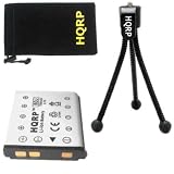 HQRP Replacement Battery for Olympus FE-280 / FE280, FE-300 / FE300, FE-290, FE-250 Digital Camera plus HQRP Black Mini Tripod and HQRP Carrying Bag