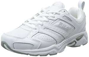 Fila Women's Capture Running Shoe,White/White/Metallic Silver,8.5 W US