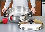 Precise Heat Deep Waterless Steamer Skillet 5-Ply