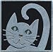 Black Kitty Cat Decorative Magnet