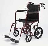 Deluxe Aluminum Transport Wheelchair