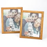 Malden Two Pack 8'' x 10'' Walnut Wooden Photo Frames