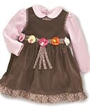 Sweet Heart Rose Baby Girl Corduroy Jumper
