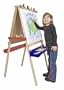 Melissa & Doug Deluxe Standing Easel & Companion Supply Set Bundle