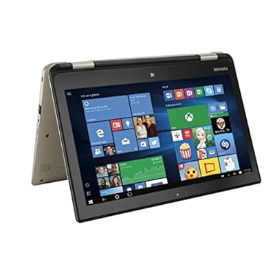 Toshiba Satellite Radius 11 L15W-B1208X 11.6&quot; Laptop, Touchscreen, 2-in-1, Windows 10 Home, Intel Pentium N3540 Processor, 4GB RAM, 500GB HD, Satin Gold