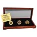 Atlanta Braves 24Kt Gold And Infield Dirt 3 Coin Set