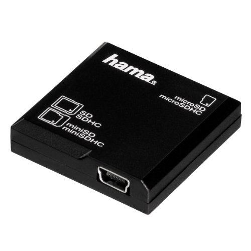 Hama SD-Kartenleser \"All in One\" USB 2.0, Schwarz Preisvergleich