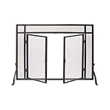 Woodeze 5WZ-FS61237M-44 Single Panel WI Screen w -Doors 44Wx33H