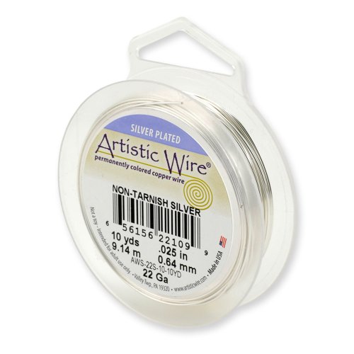 Artistic Wire 20-Gauge Silver Plated Non-Tarnish 