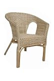 Rattan  Chair Cream