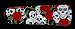 TATTOO ROSE SKULLS 42 CEILING FAN W/LIGHT