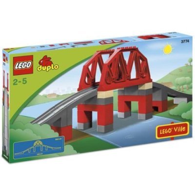 418rdNAn0eL LEGO Duplo Legoville Train Bridge (3774)