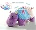 Plush Baby Hippo, Aurora Crinkle Friend Plush Baby Hippo 14"