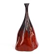 Handmade Decorative Ceramic Flower Vase / Table Sculpture With Graceful Neck Abstract Style