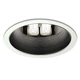 Buy 6 Compact Fluorescent Low Profile Recessed Trim with Step Baffle Finish: White... by WAC Lighting