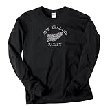 NEW ZEALAND RUGBY FADE LONG SLEEVED T-SHIRT (BLACK)