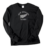 NEW ZEALAND RUGBY FADE LONG SLEEVED T-SHIRT (BLACK)