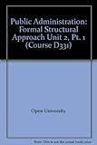 Approaches to the study of public administration