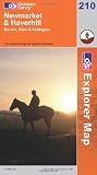 Ordnance Survey Explorer Map 210 Newmarket & Haverhill, Barrow, Clare & Kedington