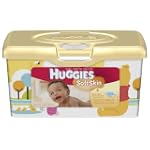 Huggies Soft Skin Baby Wipes Tub, 64-Count (Pack of 8)